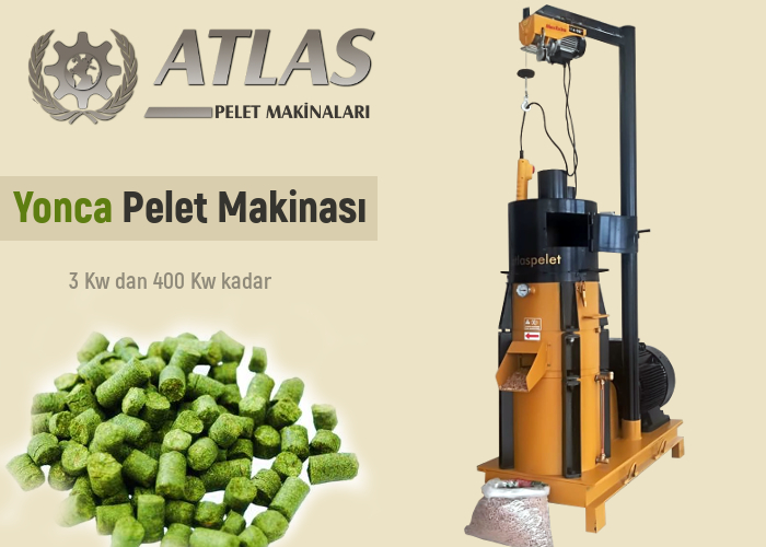 yonca pelet makinası